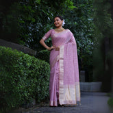 pink saree