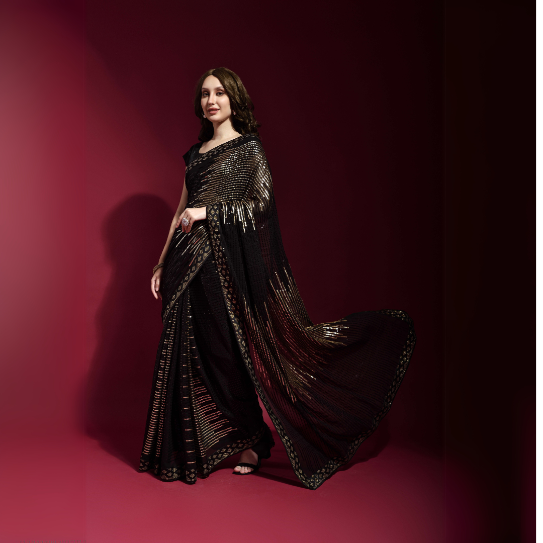Georgette Sarees - Lightweight Printed and Embroidered Sarees