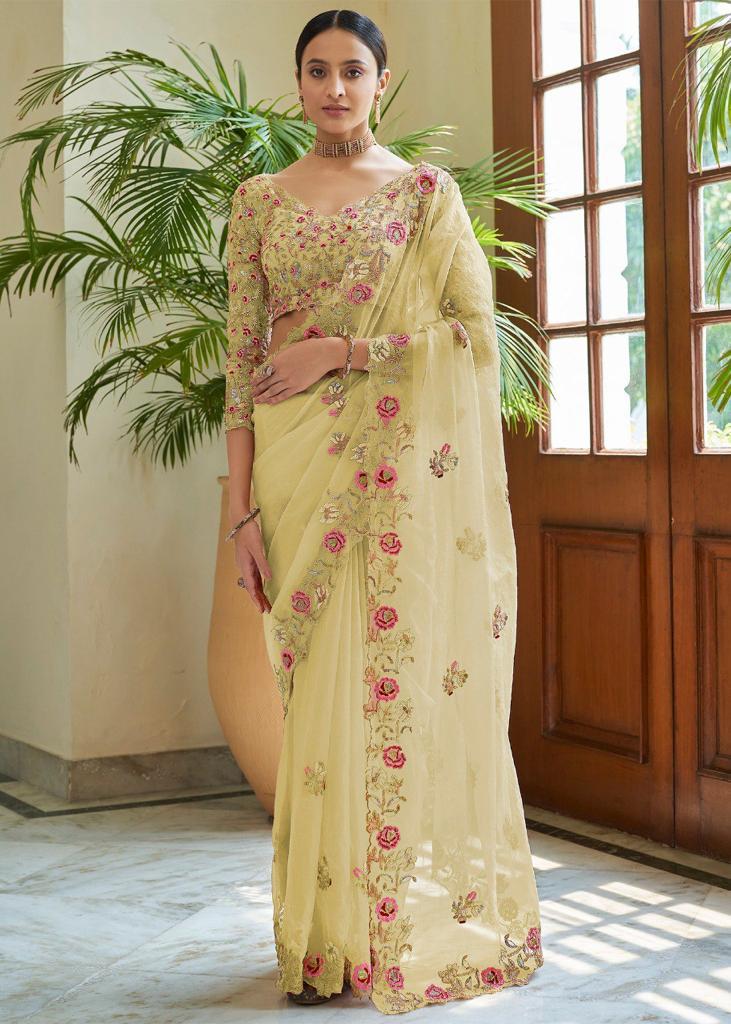 Designer Soft Georgette Saree with Stunning Embroidery