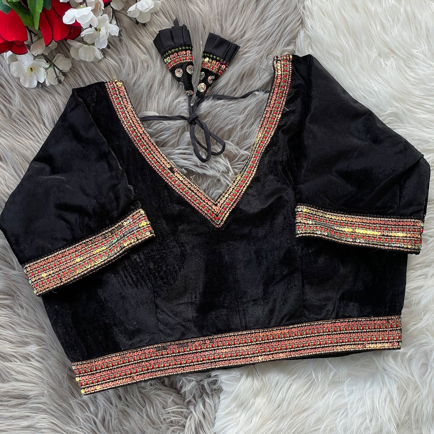 Elegant Vichitra Silk Embroidered Kurti for Women – Perfect for Ethnic