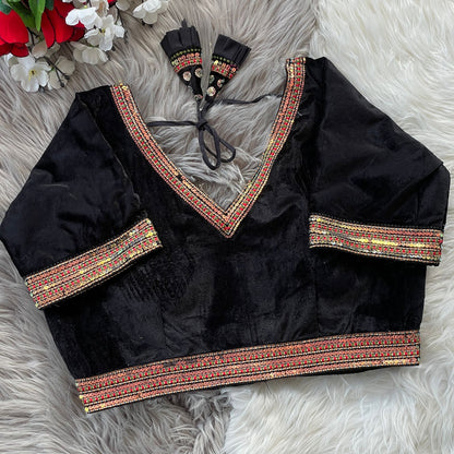 Elegant Vichitra Silk Embroidered Kurti for Women – Perfect for Ethnic