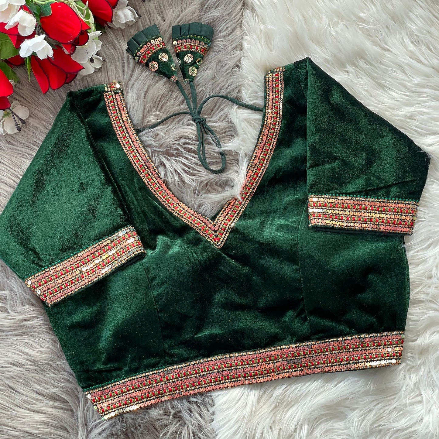 Elegant Vichitra Silk Embroidered Kurti for Women