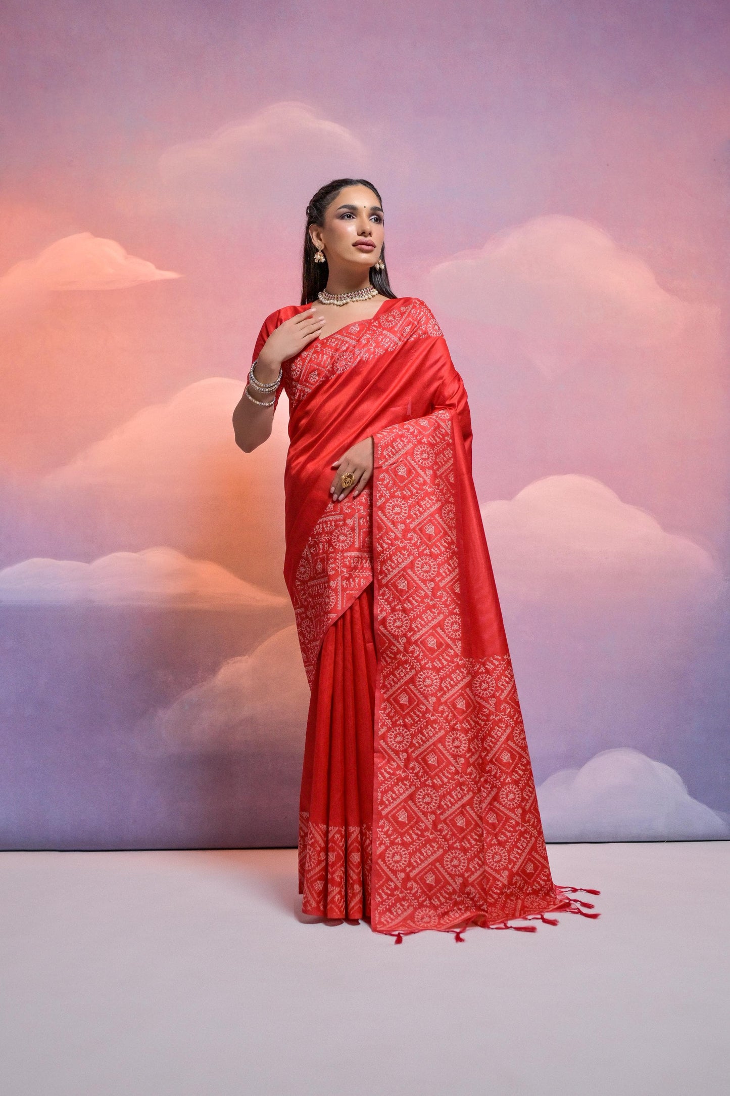 Exquisite Soft Handloom Raw Silk Saree