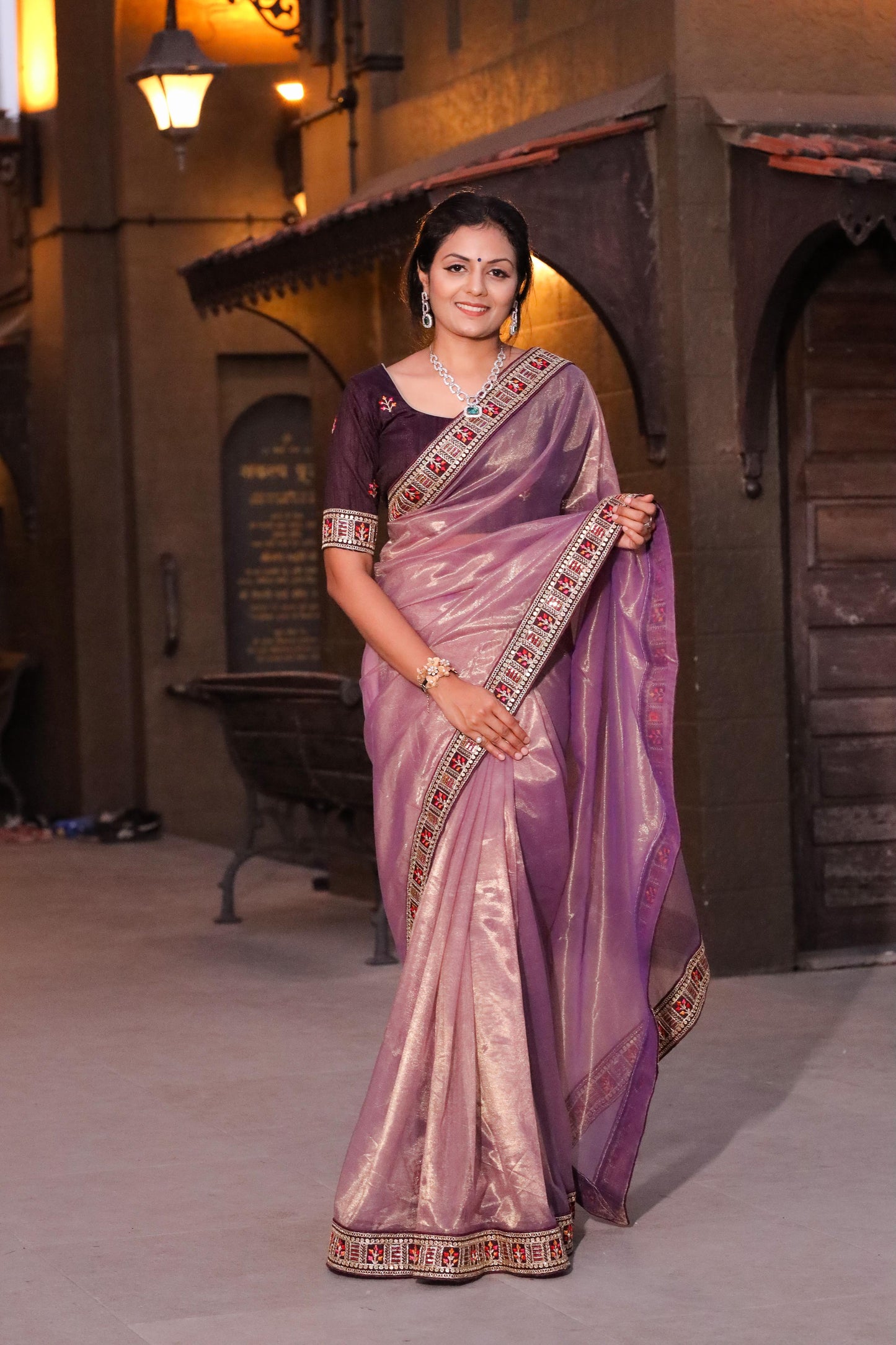 Exquisite Soft Tissue Saree with Eye-Catching Coding Sequence