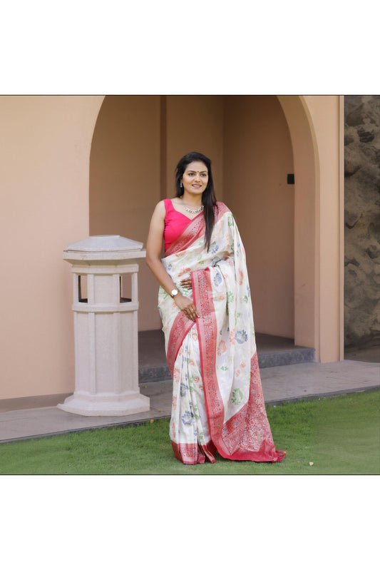 Soft Khadi Georgette Silk Saree