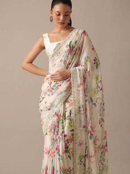 Georgette Digital Print Saree