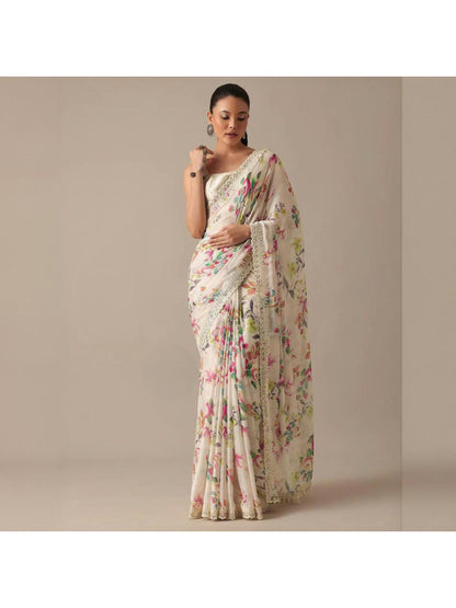 Georgette Digital Print Saree