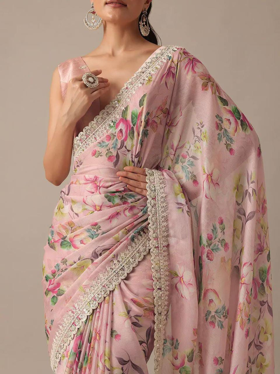 Georgette Digital Print Saree