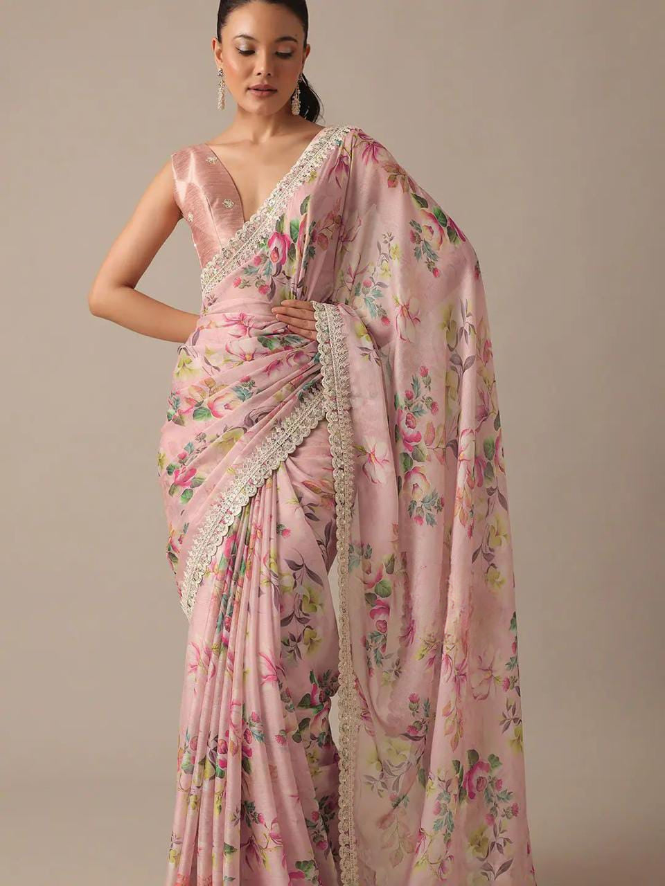 Georgette Digital Print Saree