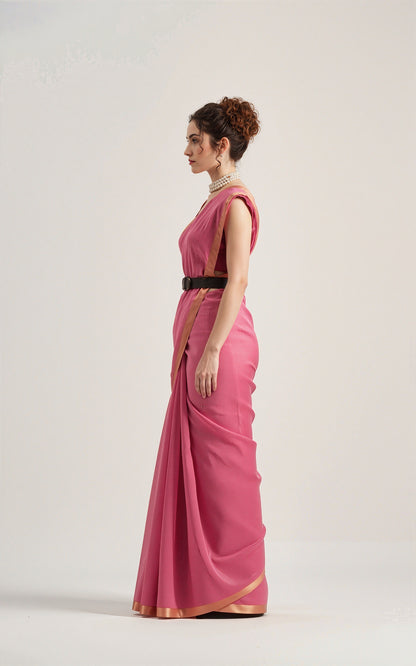 Pink Weaving Patola Silk Saree