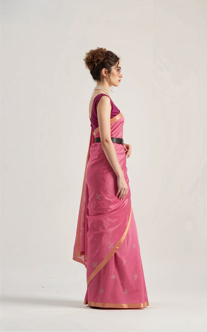 Pink Weaving Patola Silk Saree
