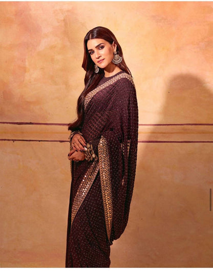 Georgette Silk Saree