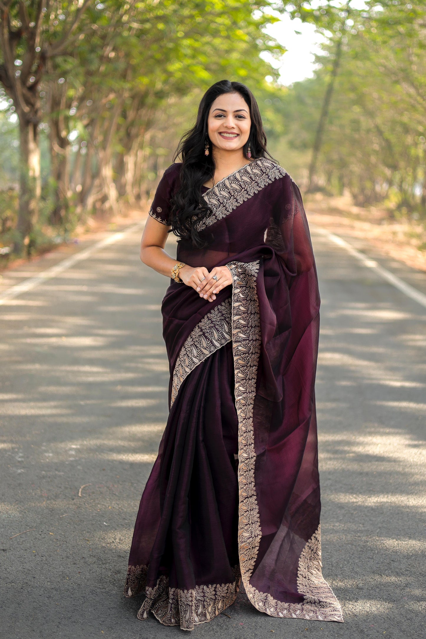 Burberry Silk Saree