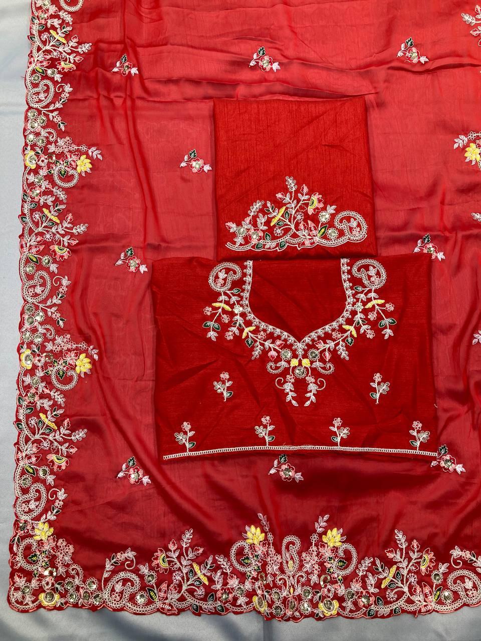 Soft Rangoli Silk Saree