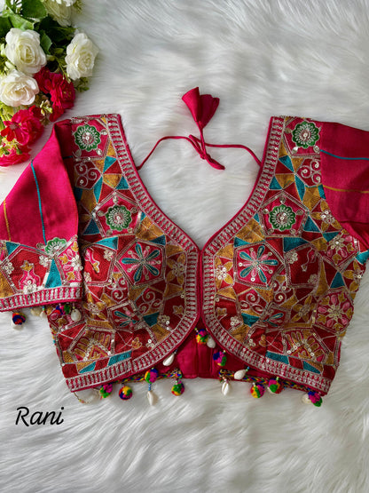 Navratri Special Apple Cut Blouse