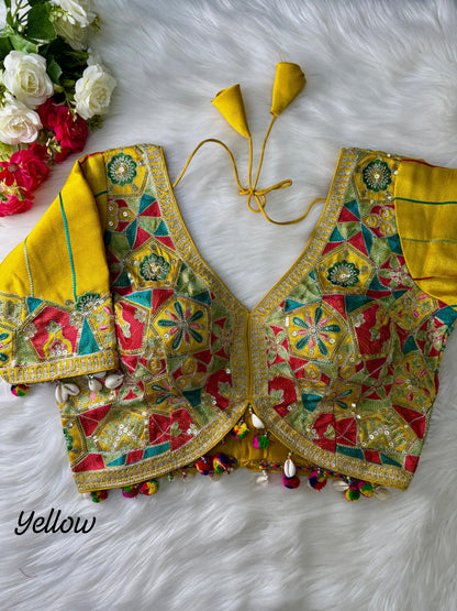 Navratri Special Apple Cut Blouse