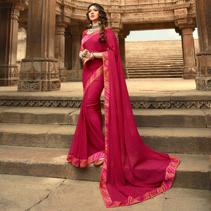 Georgette Silk Printed Saree