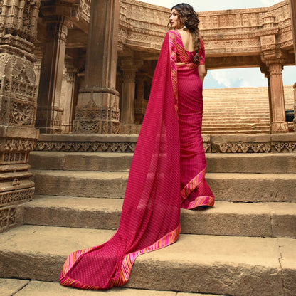 Georgette Silk Printed Saree