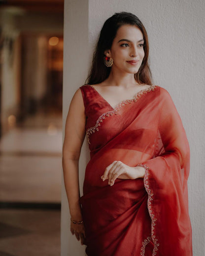 Tabby Silk Saree