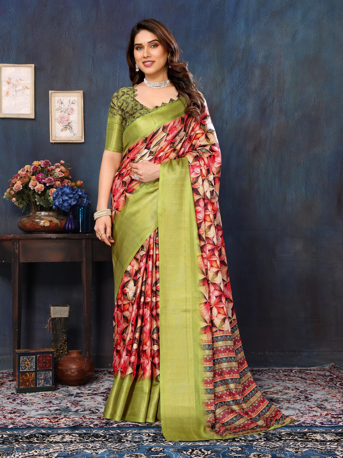 Banarasi Cotton Silk Saree