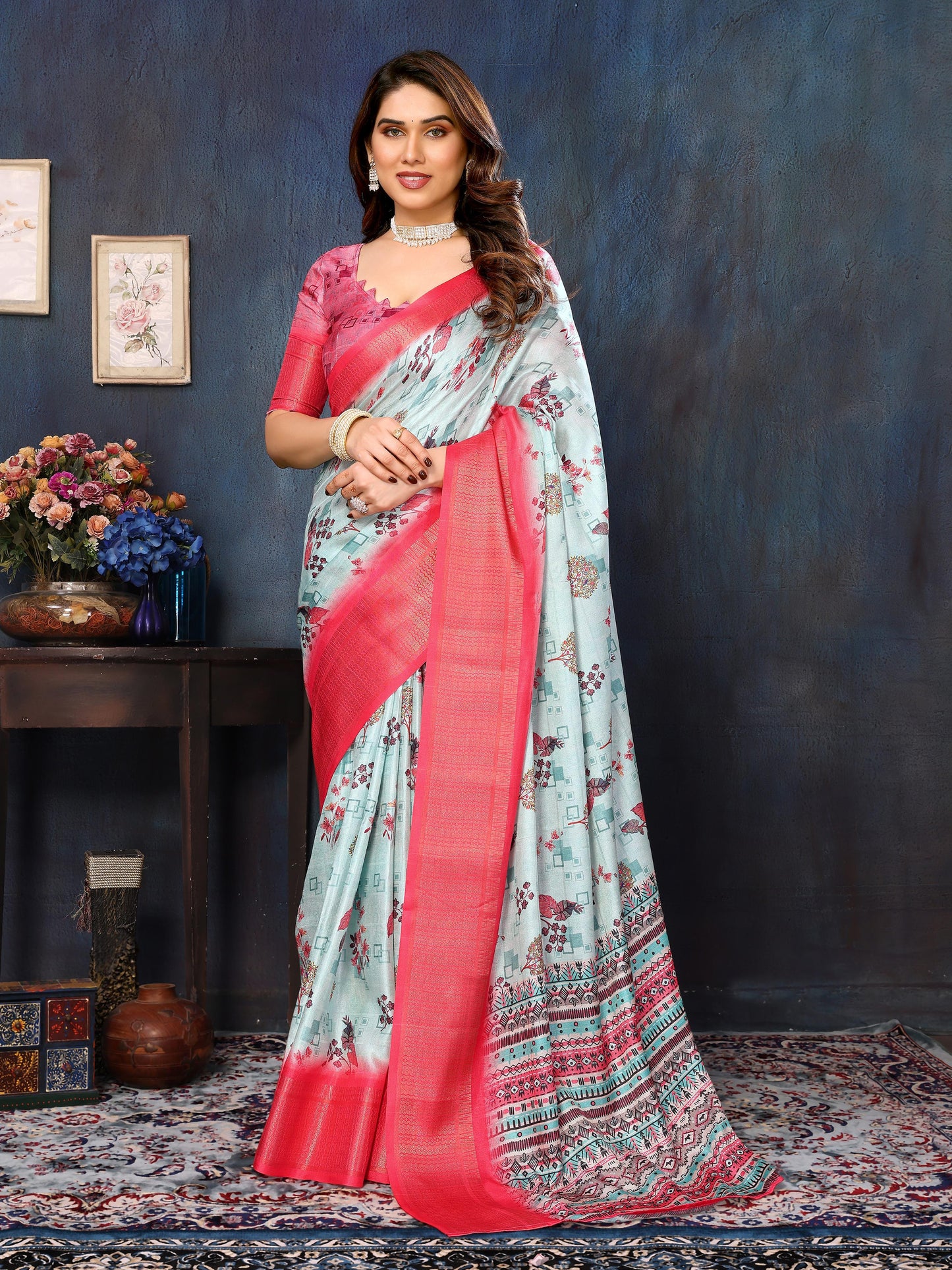 Banarasi Cotton Silk Saree