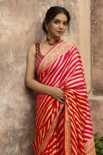 Soft Lichi Saree