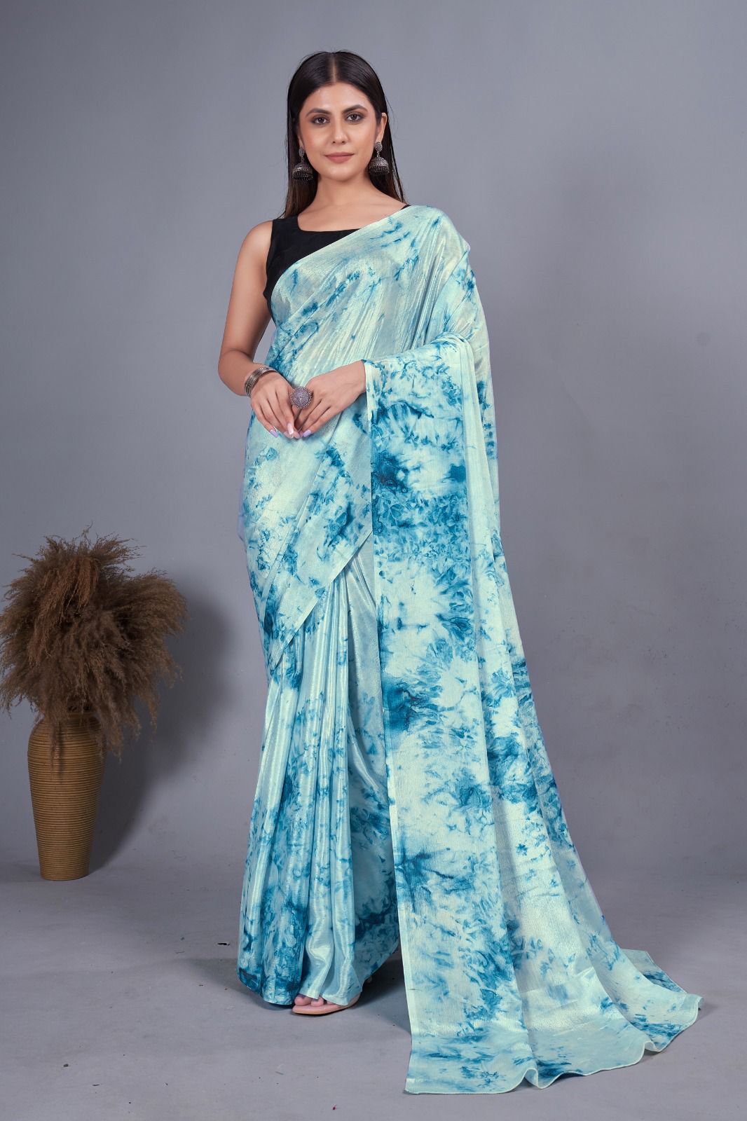 Nylon Chiffon Saree