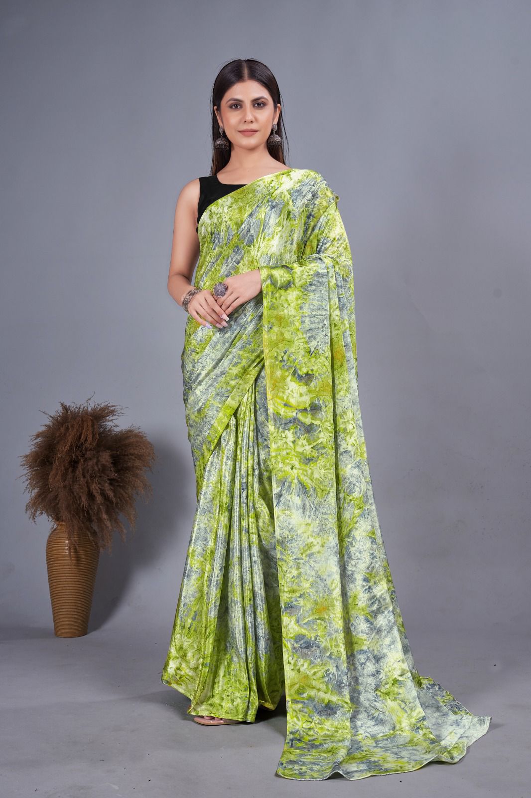 Nylon Chiffon Saree