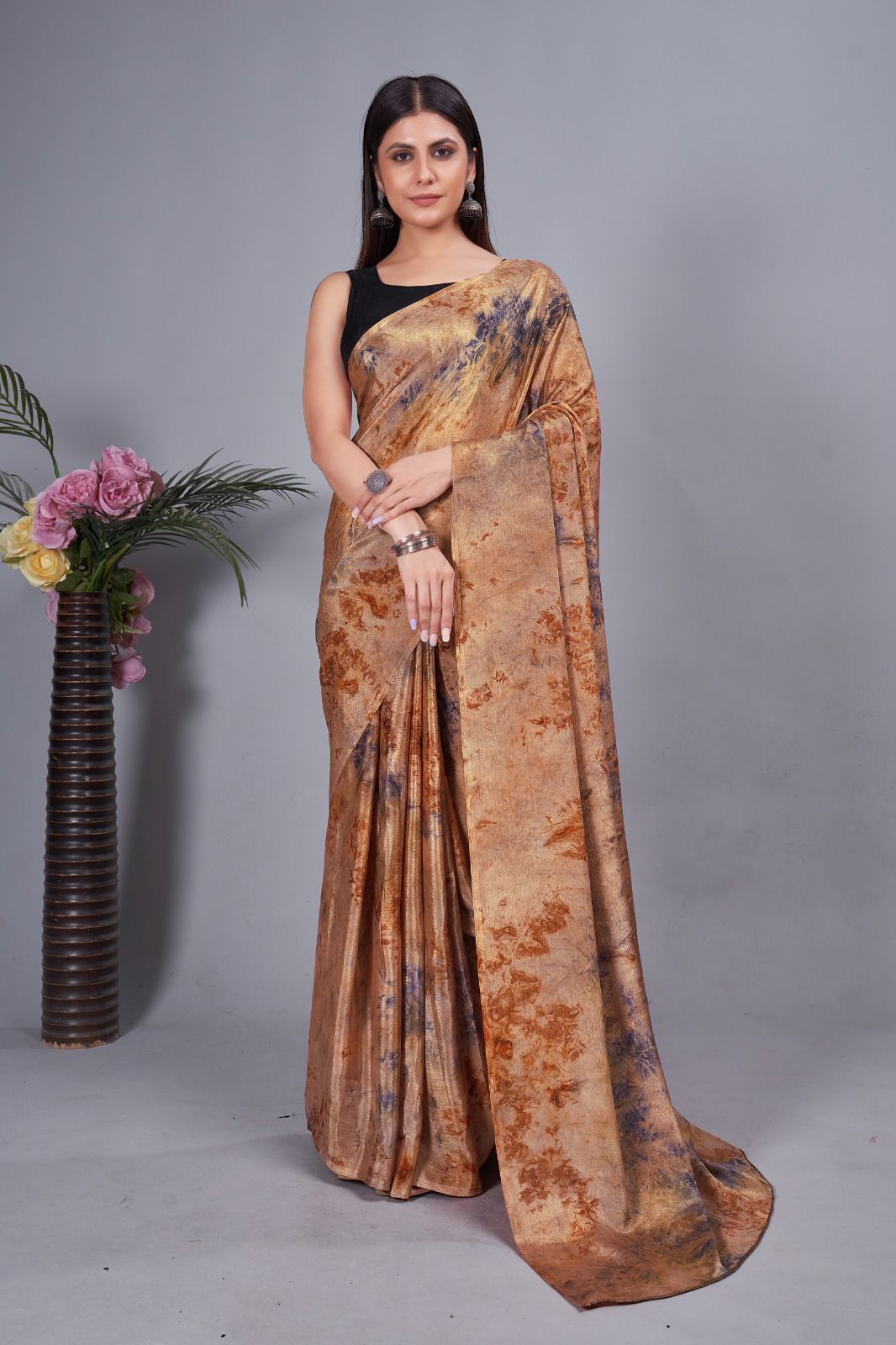 Nylon Chiffon Saree