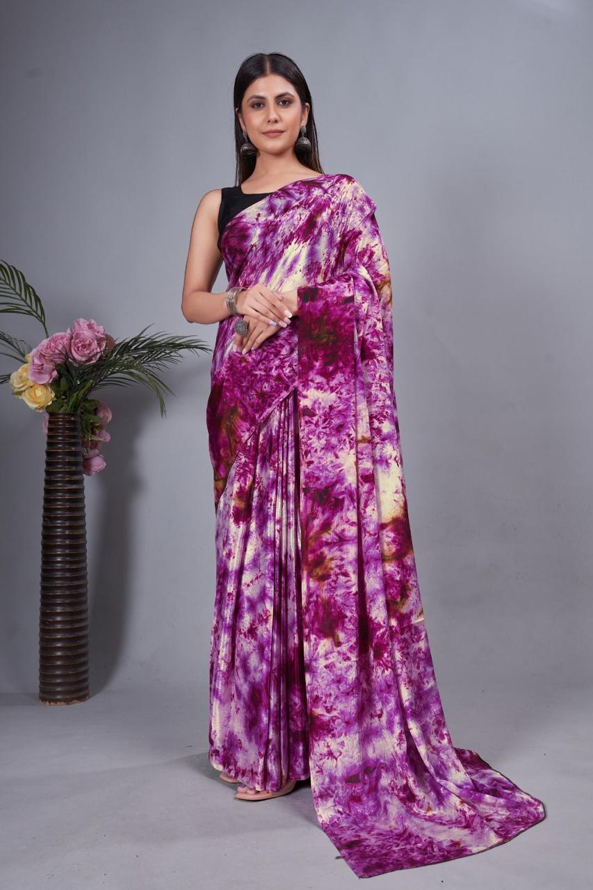 Nylon Chiffon Saree