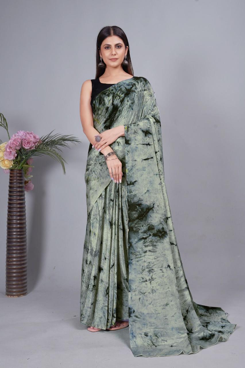 Nylon Chiffon Saree