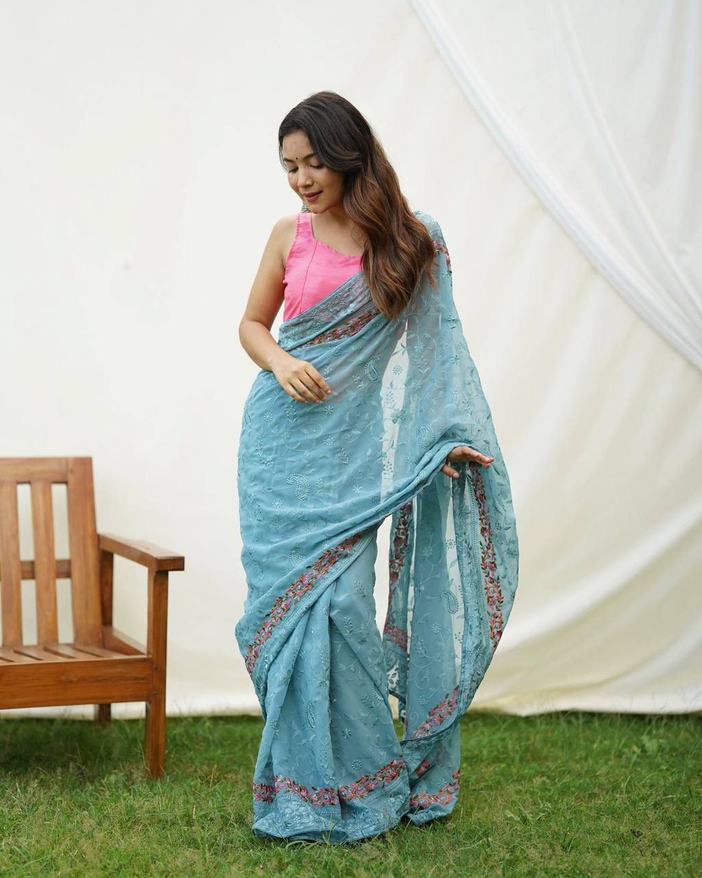 Georgette Saree