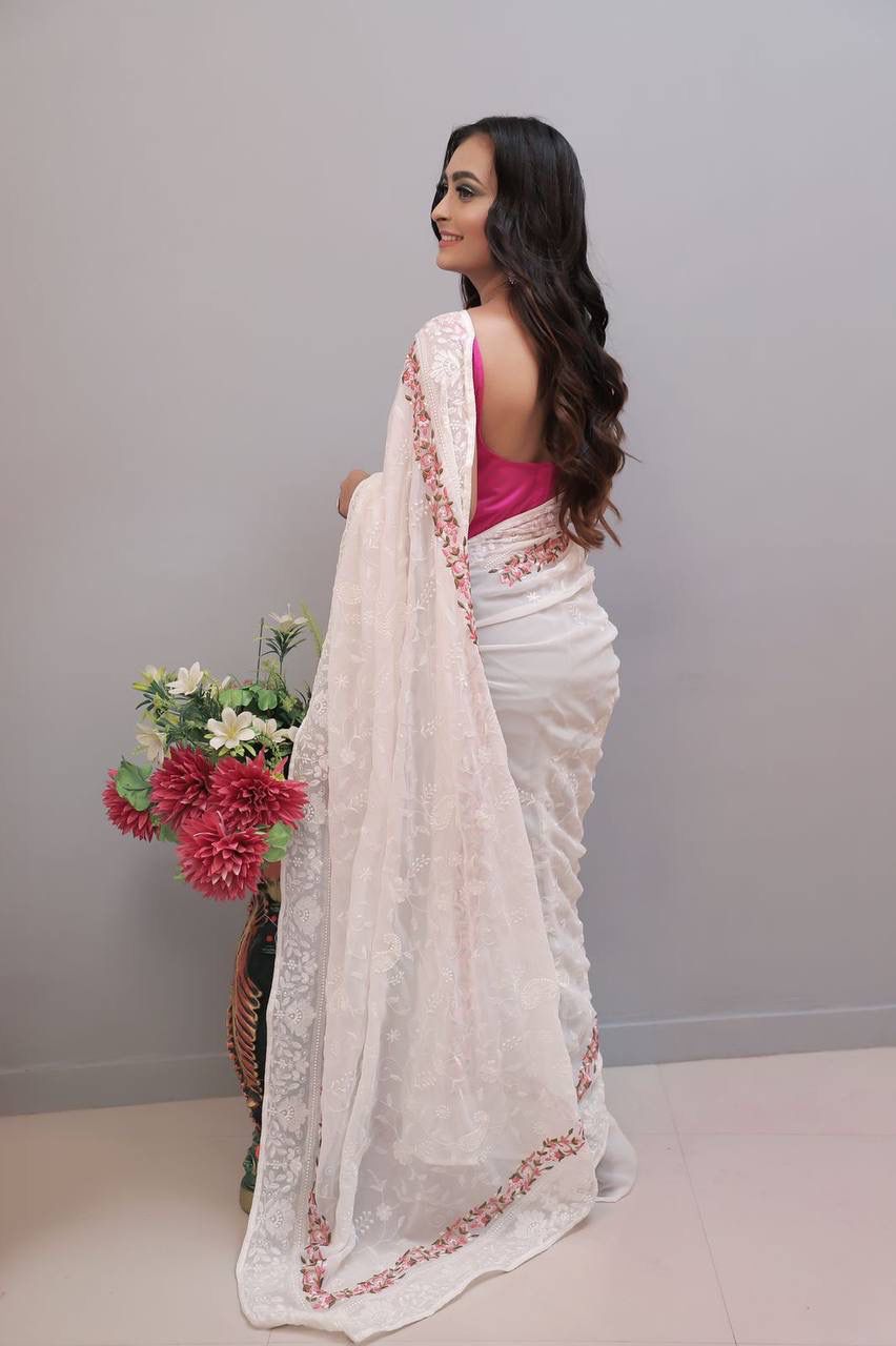 Georgette Saree