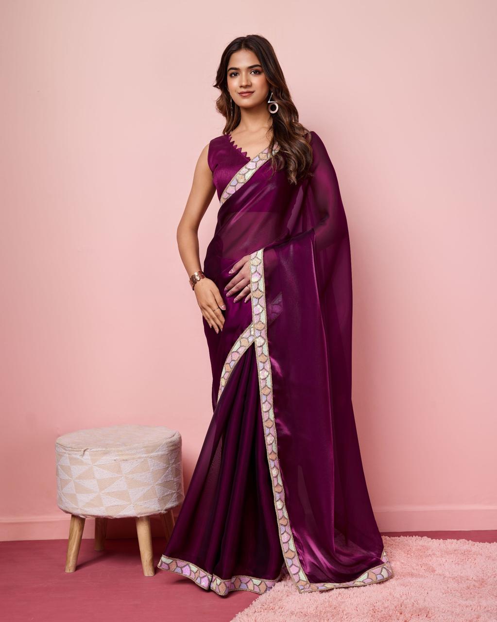 Zimmy Chu Silk Saree