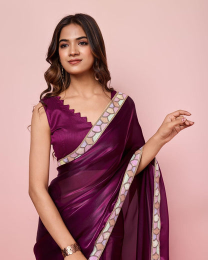 Zimmy Chu Silk Saree