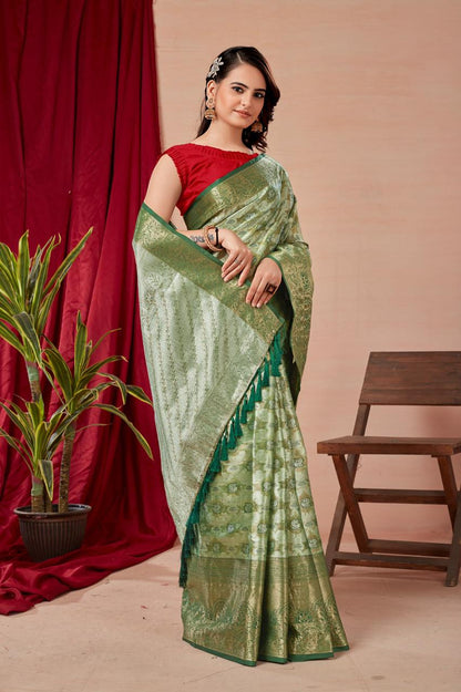 Banarasi Saree Gold Zari