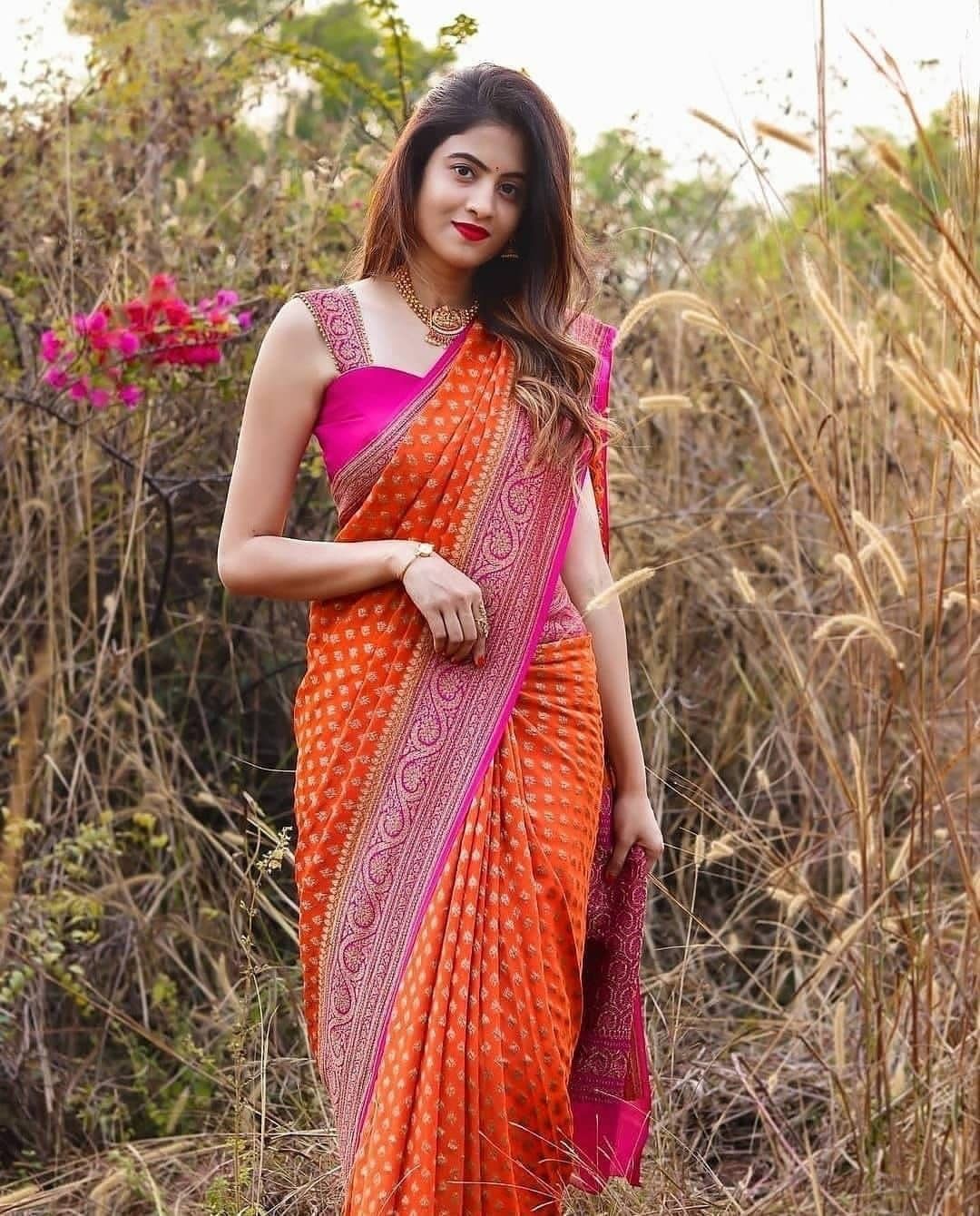 Lichi Silk Saree