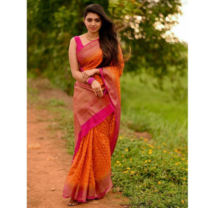 Lichi Silk Saree