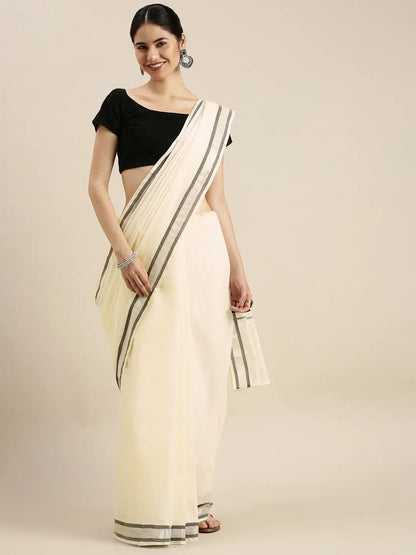 Cotton Zari Woven Saree