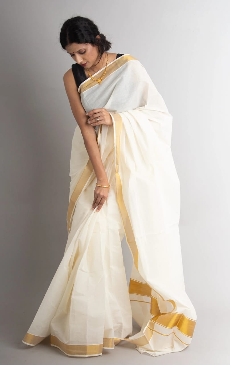 Cotton Zari Woven Saree