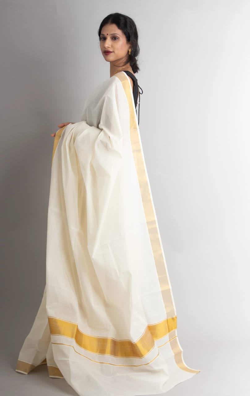 Cotton Zari Woven Saree