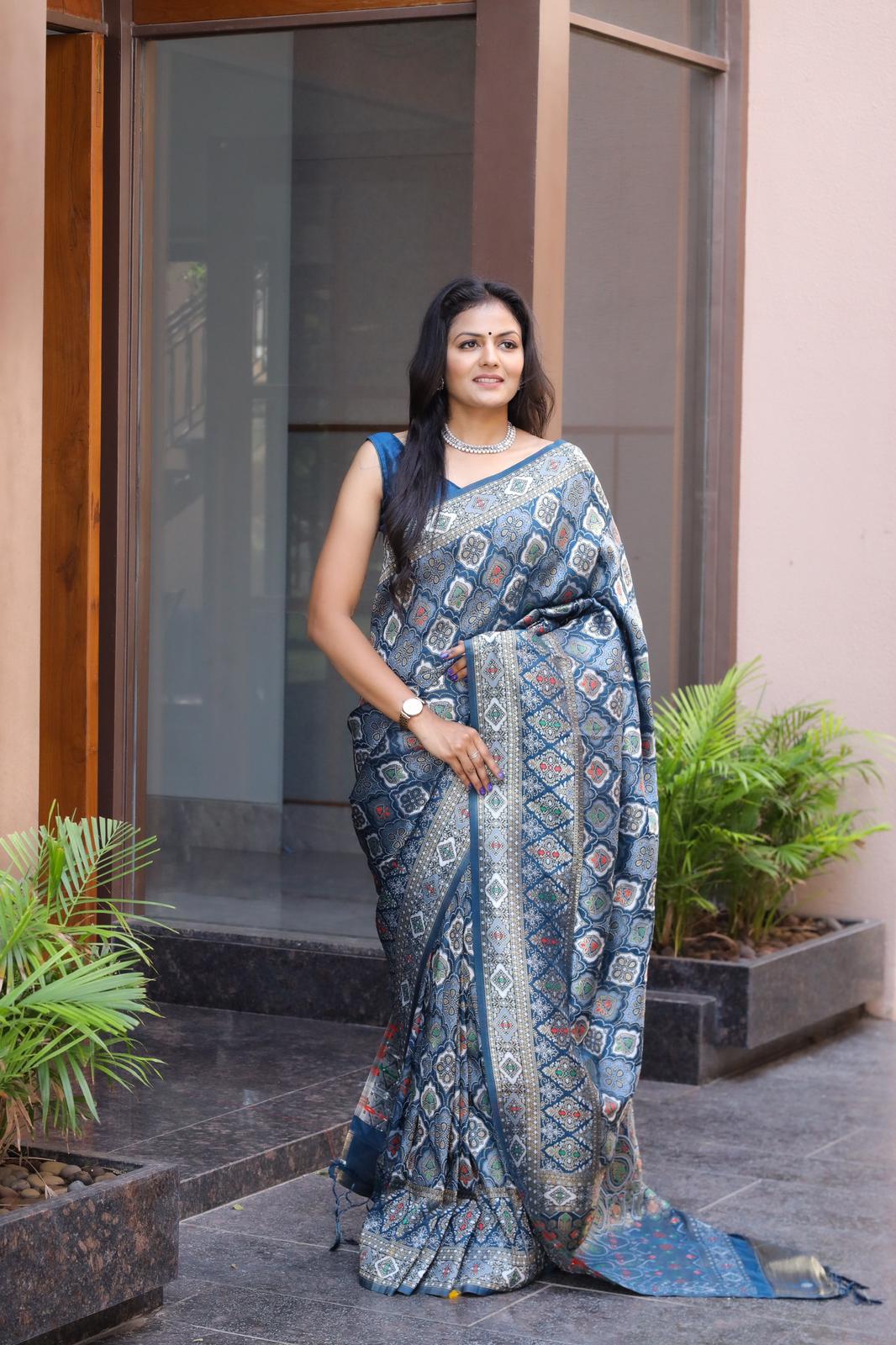 Soft Silk Jacquard Saree