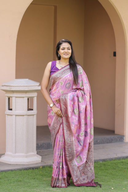 Soft Khadi Georgette Silk Saree