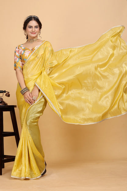 Crush Two Tone Saree