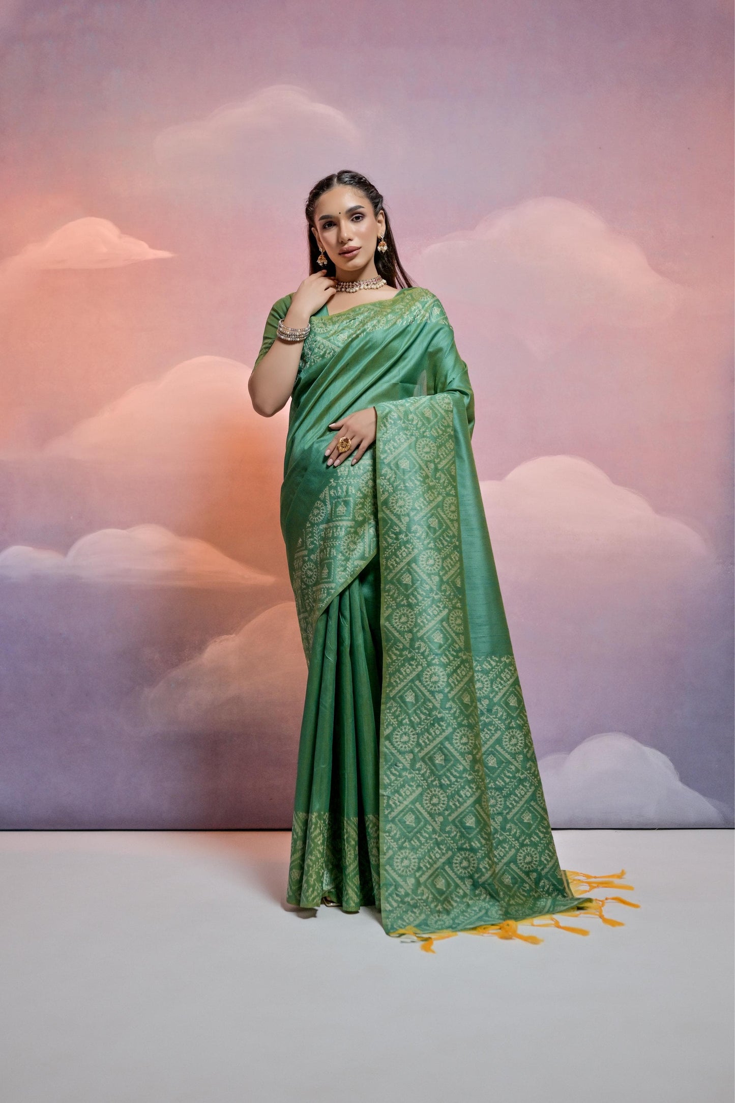 Banglori Handloom Raw Silk Saree