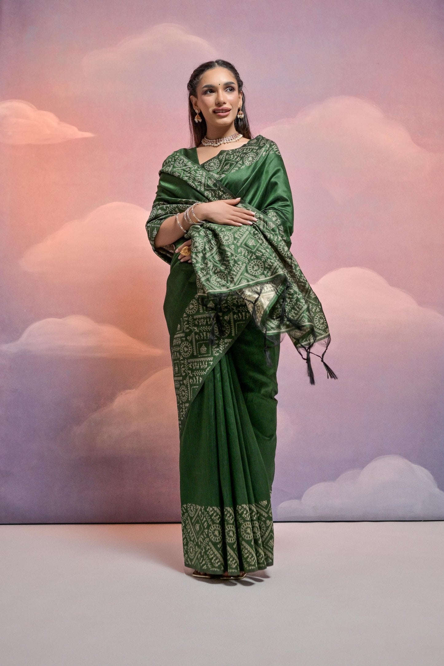 Banglori Handloom Raw Silk Saree