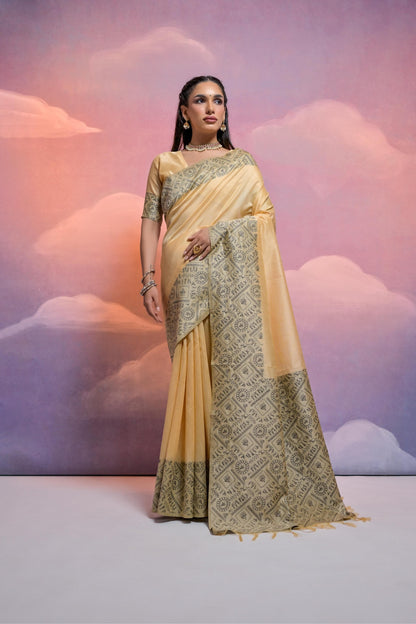 Banglori Handloom Raw Silk Saree