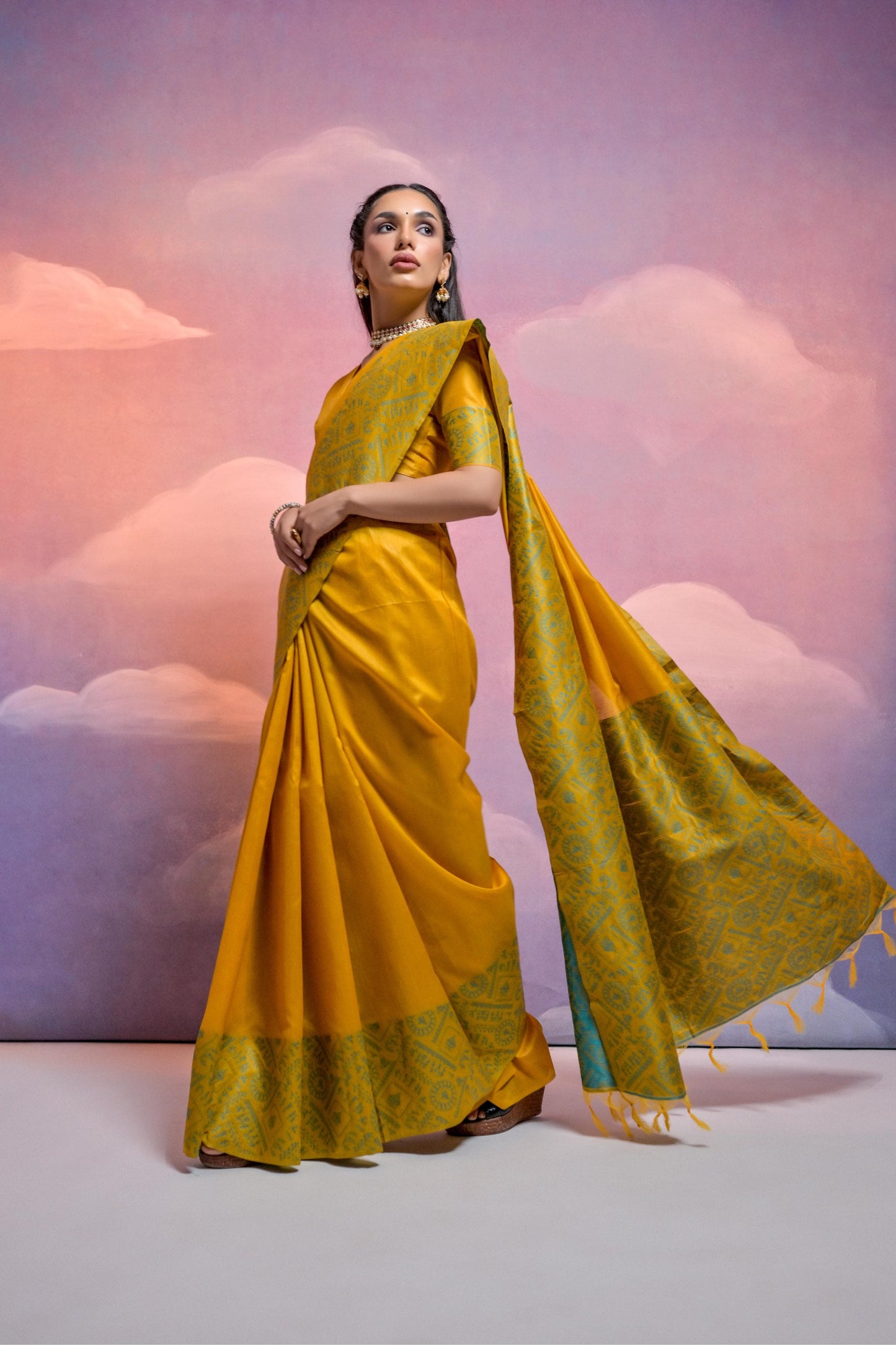 Banglori Handloom Raw Silk Saree