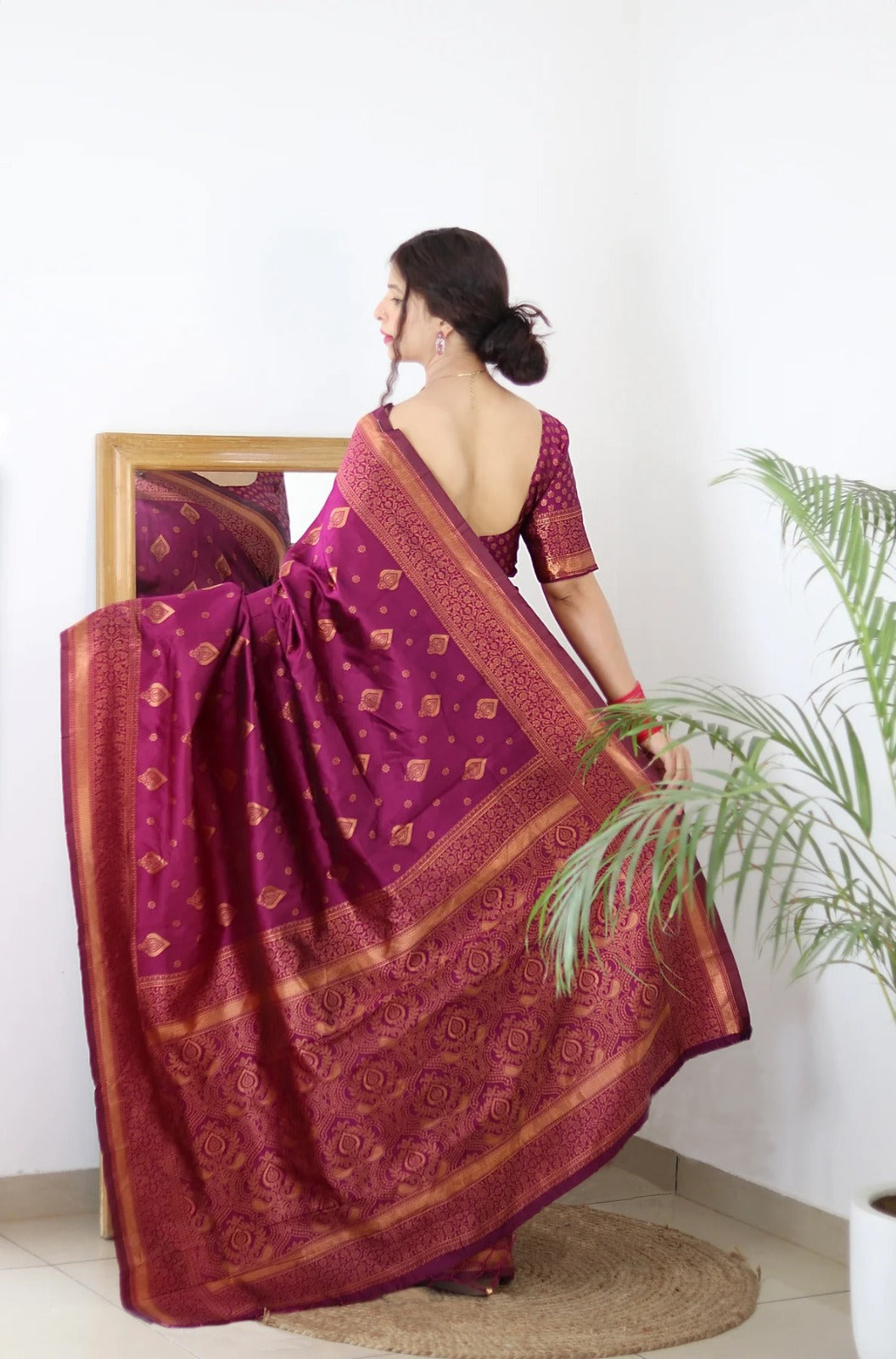 Jacquard Woven Saree