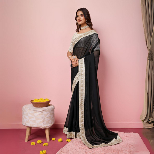 Soft Taby Silk Organza Saree